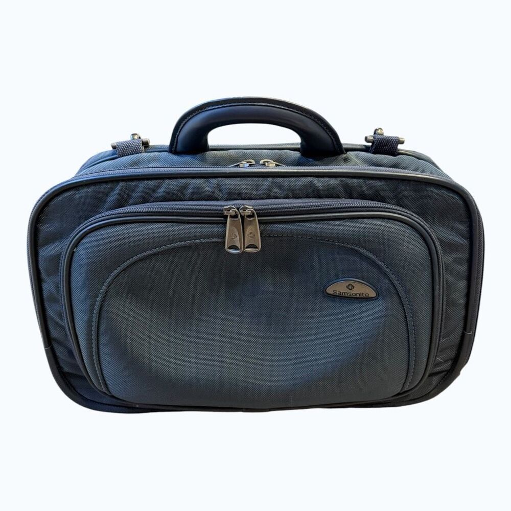 Samsonite XL Travel Toiletry Bag Large Overnight Organizer Case Shoulder Strap G
